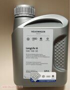 Оригинальное моторное масло VAG 5W30 LongLife-III - 1 литр (GR52195M2)